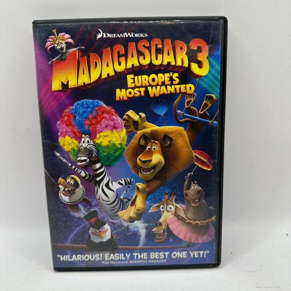 Madagascar 3: Europe's Most Wanted DVD Dreamworks Rated PG Widescreen NTSC - Picture 2 of 4
